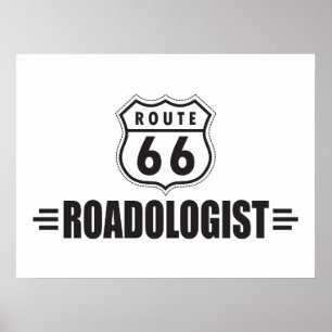 Funny Route 66 Poster