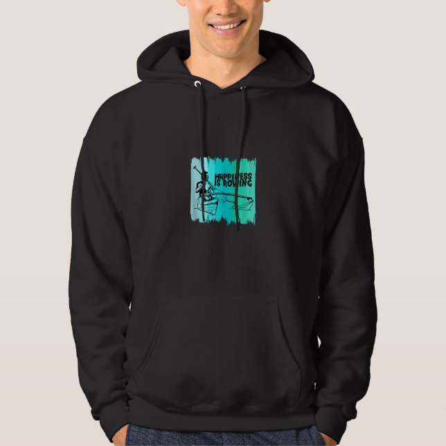 Funny Rowing Graphic  Hoodie (Front)