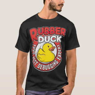 Funny Rubber Duck Debugging Service Coder labrador T-Shirt