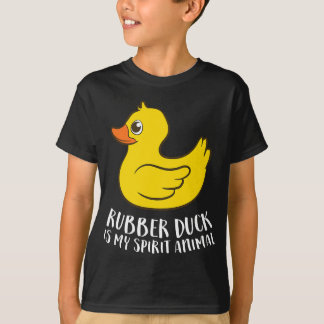 Funny Rubber Duck Spirit Animal Funny Duck  T-Shirt
