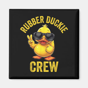 Funny Rubber Duckie Crew Cruise Rubber Duck Magnet