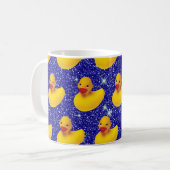 Funny Rubber Ducks Yellow Duckie Farm Animal Lover Coffee Mug (Front Left)