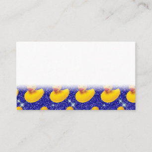 Funny Rubber Ducks Yellow Duckie Farm Animal Lover Loyalty Card