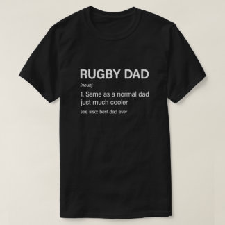 Funny Rugby Dad Definition Rugby Lover T-Shirt