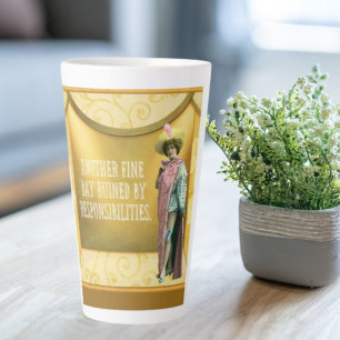 Funny Ruined By Responsibilities  Latte Mug
