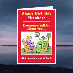 Funny Rumours, Gossip & Being Talked About Card