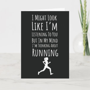 Funny Runner Card