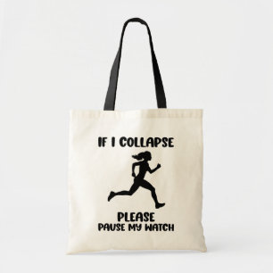 Funny Runner’s Life Quote Tote Bag