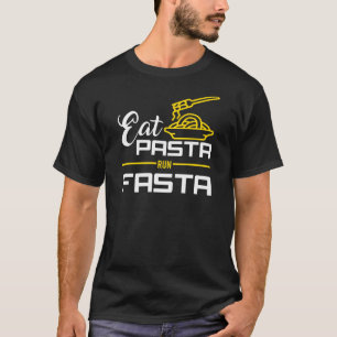 Funny Runners T-Shirt - Eat Pasta Pomp Run