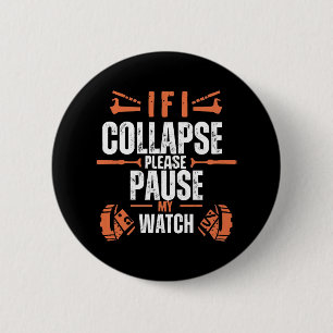 Funny-running 6 Cm Round Badge