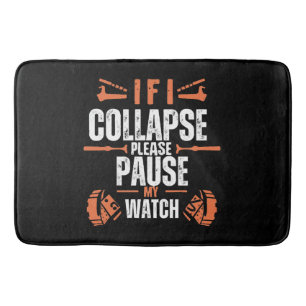 Funny-running Bath Mat