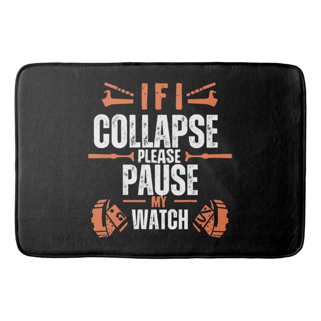 Funny-running Bath Mat (Front)