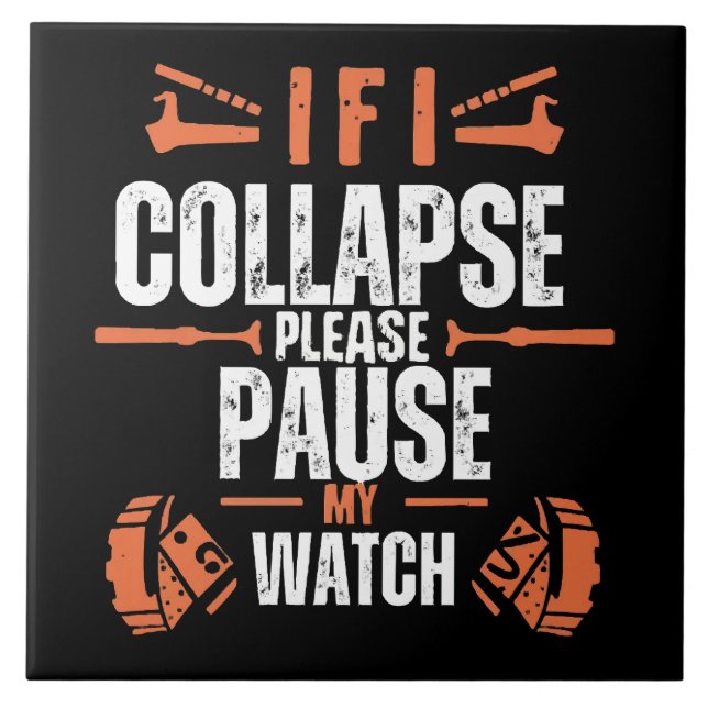 Funny-running Ceramic Tile (Front)