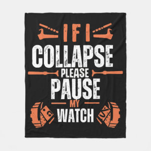 Funny-running Fleece Blanket