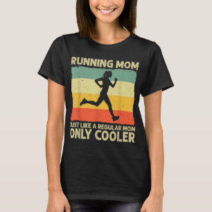 Funny Running For Women Mum Marathoner Runner Coac T-Shirt