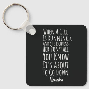 Funny Running Gifts For Her Teen Girls Women Humor Key Ring