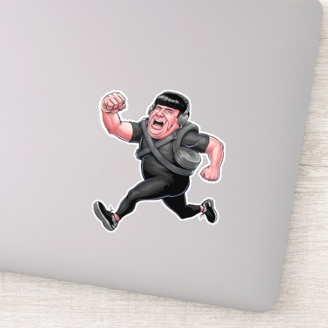 Funny Running Man (Detail)