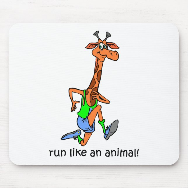 Funny running mouse pad (Front)