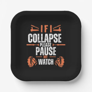 Funny-running Paper Plate