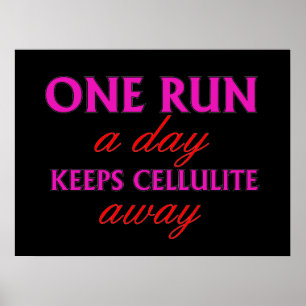 Funny Running Quote - Motivational Fitness Posters