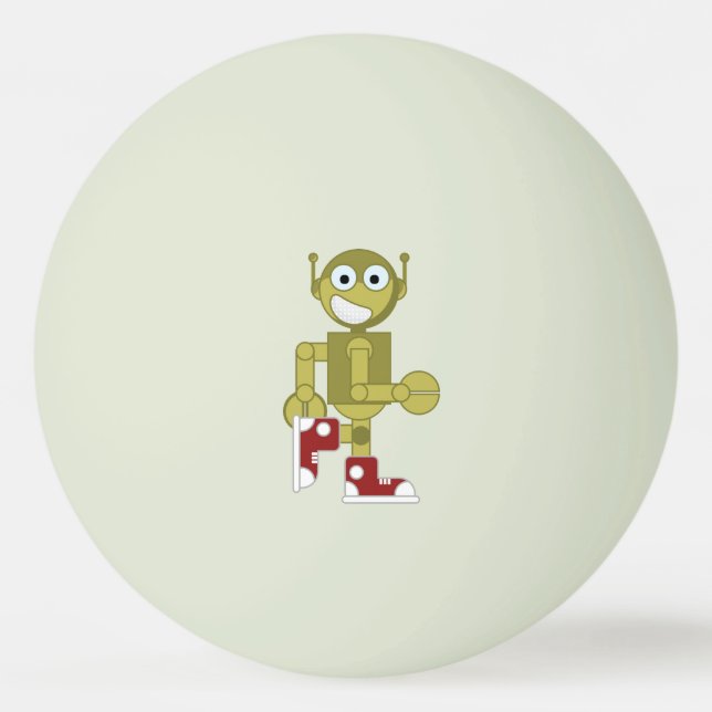 Funny Running Robot  ping pong ball (Front)