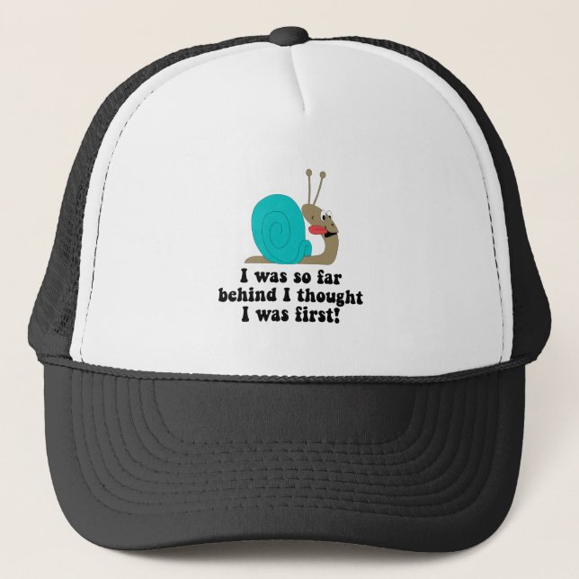 Funny running trucker hat (Front)