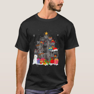 Funny Russian Blue Christmas T-Shirt