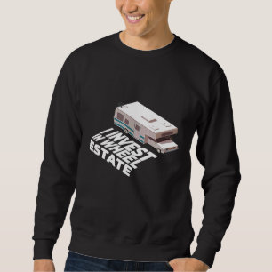 Funny Rv Camper Camping I Invest In Wheel Estate Sweatshirt