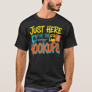 Funny Rv Camping Motorhome Just Here For The T-Shirt