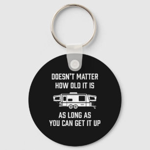 Funny Rv Pop Up Camper Travel Gift - Motorhome Cam Key Ring