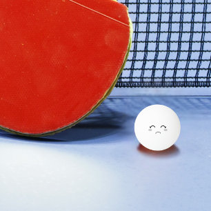 Funny Sad Face Ping Pong Ball