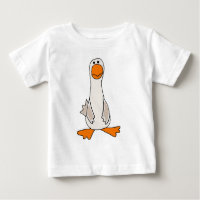 Funny Sad Goose Cartoon