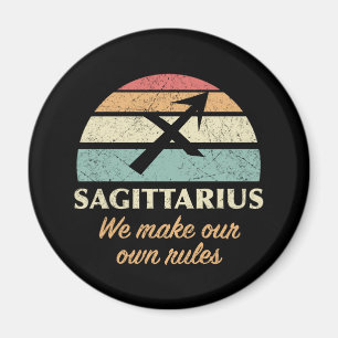Funny Sagittarius Zodiac Rules Magnet