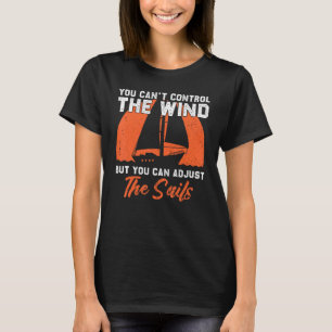 Funny Sailing Art For Men Women Sailor Sail Boat L T-Shirt
