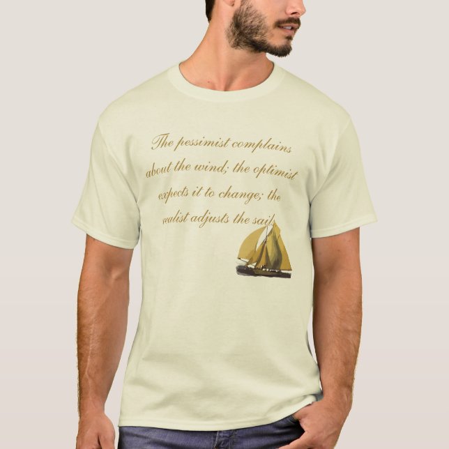 Funny Sailing quote T-Shirt (Front)