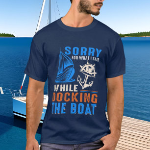 funny sailing word art unisex T-Shirt