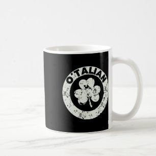 Funny Saint Patricks Day Italian Irish Relationshi Coffee Mug