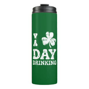 Funny Saint Patricks Day Party St Pats Funny Drink Thermal Tumbler