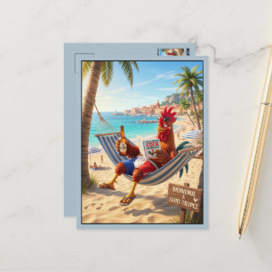 Funny Saint-Tropez France Postcard