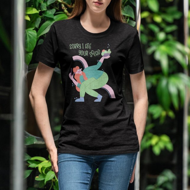 Funny Salad Vegan Quote T-Shirt (Creator Uploaded)
