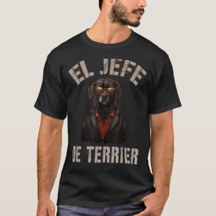 Funny Salesman Dog Father Future CEO EL JEFE DE TE T-Shirt