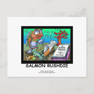 Funny Salman Rushdie Fish Post Cards Set Of 8