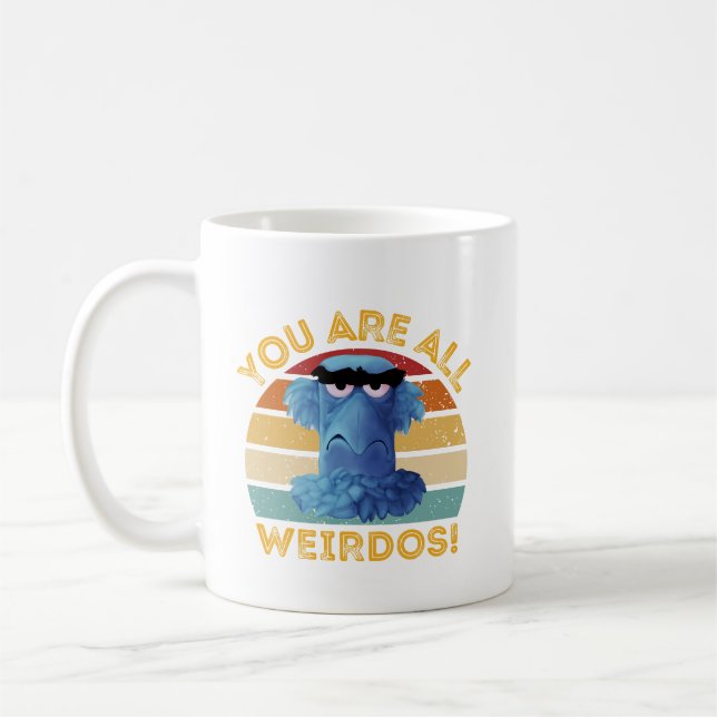 Funny Sam Eagle You are All Weirdos Gift Mug (Left)