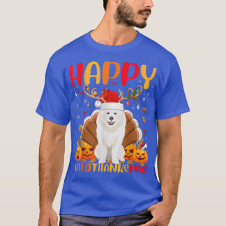 Funny Samoyed Dog Lover Happy Samoyed HelloThanksM T-Shirt