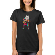 Funny Samoyed Rock Star T-Shirt