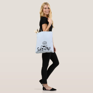 Funny SAMURAI tote bag