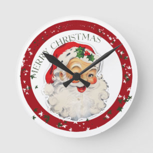 Funny Santa 2 ~ Wall Clock