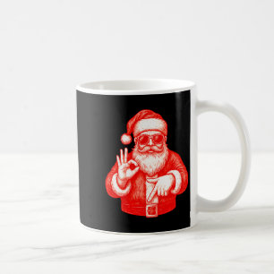 Funny Santa 6 7 Meme Design _ Christmas Math Humor Coffee Mug