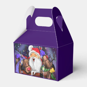 Funny Santa and Reindeers Christmas Party - Cheers Favour Box
