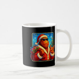Funny Santa Bigfoot Christmas Sasquatch Xmas Boys Coffee Mug